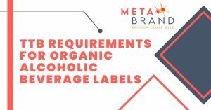 organic alcoholic beverage labels