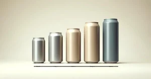 Beverage can sizes